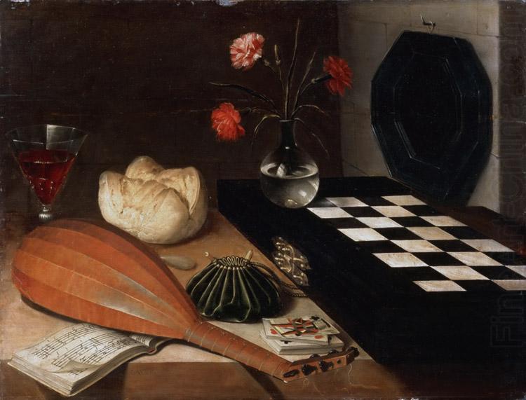 Still Life with Chessboard (mk08), Lubin Baugin